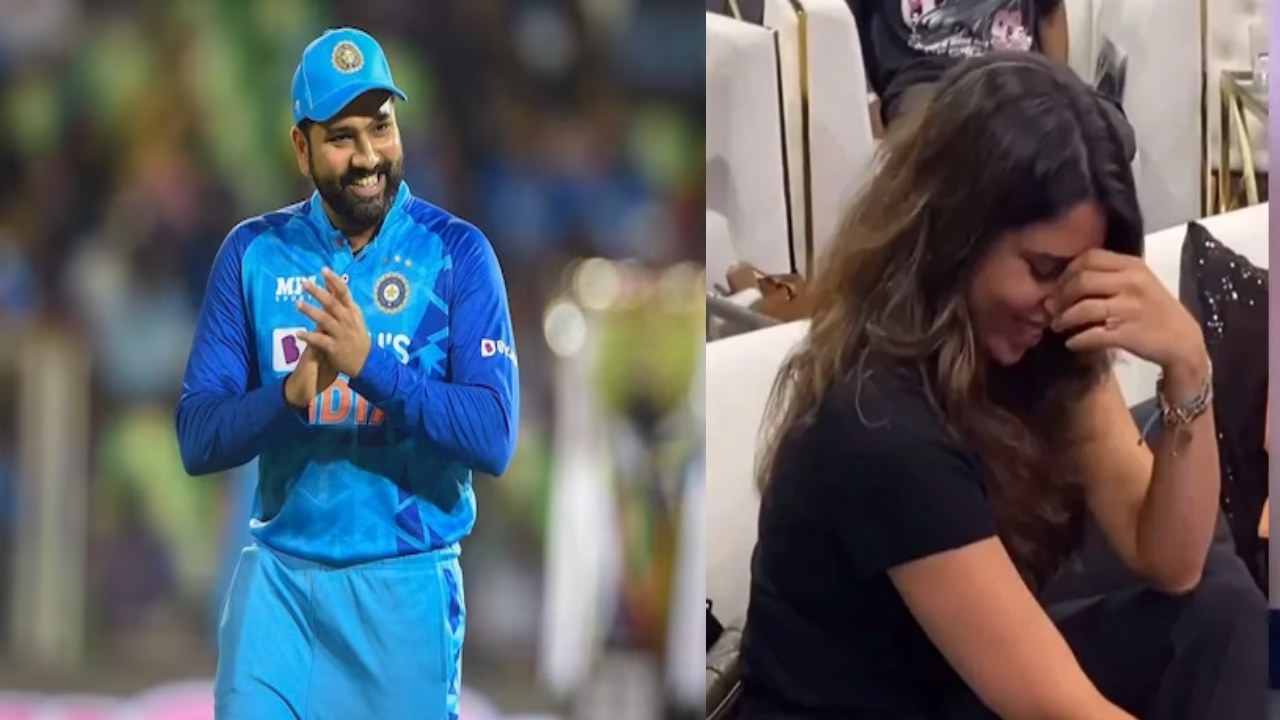 Rohit Sharma : పాకిస్తాన్ బౌల‌ర్ల‌పై ప్ర‌శ్న‌.. రోహిత్ శ‌ర్మ స‌మాధానం విన్న రితికా ఏం చేసిందంటే..?