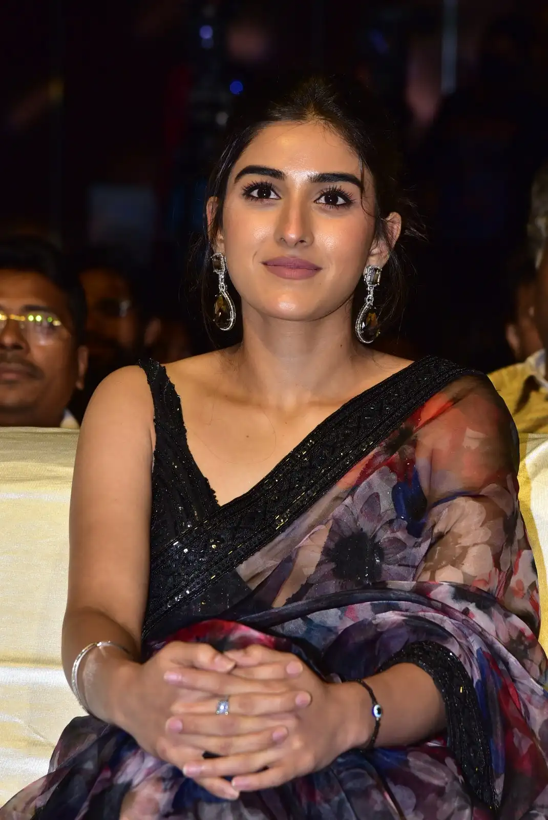 Sakshi Vaidya Stunning Looks at Gandeevadhari Arjuna Pre Release Event