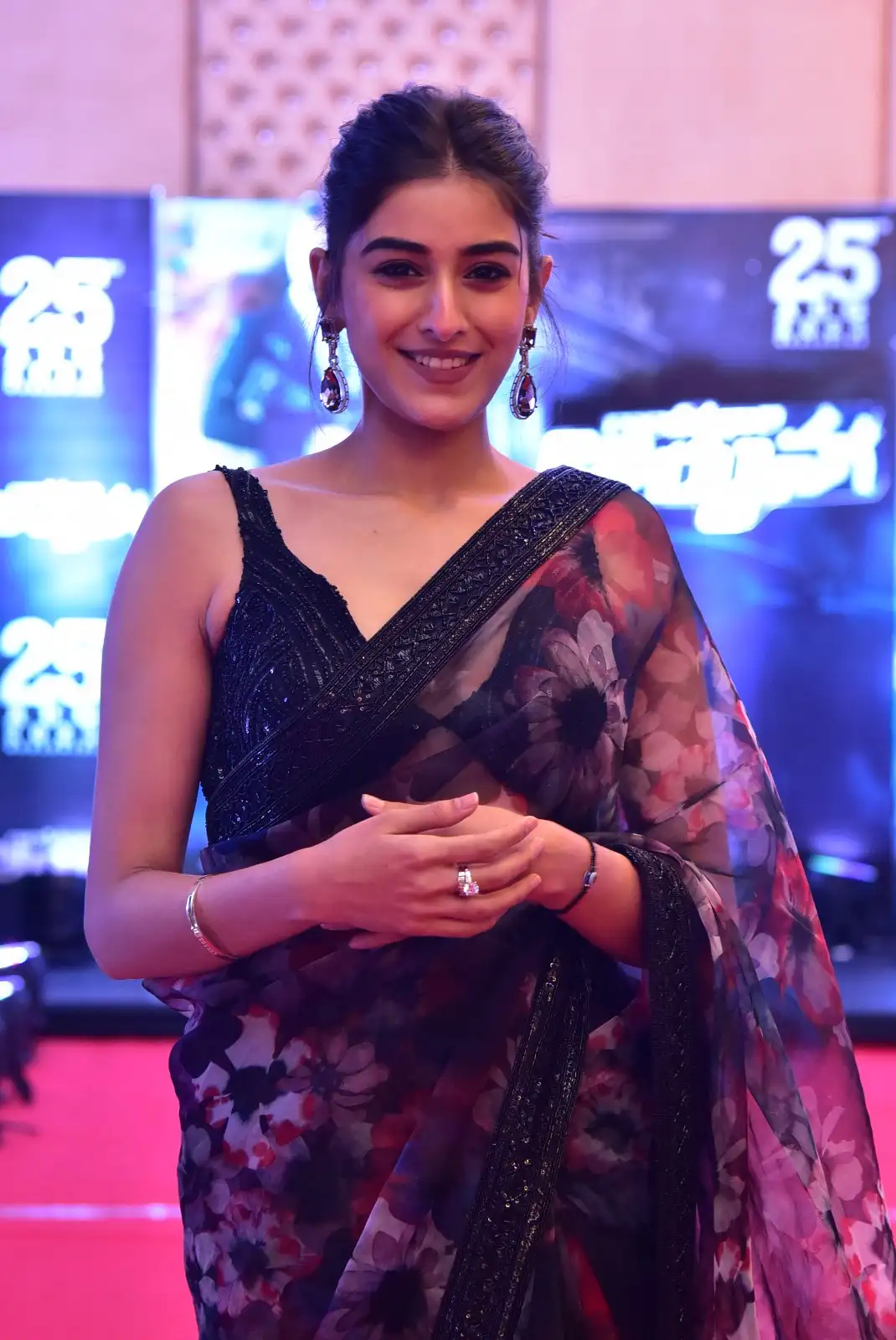 Sakshi Vaidya Stunning Looks at Gandeevadhari Arjuna Pre Release Event