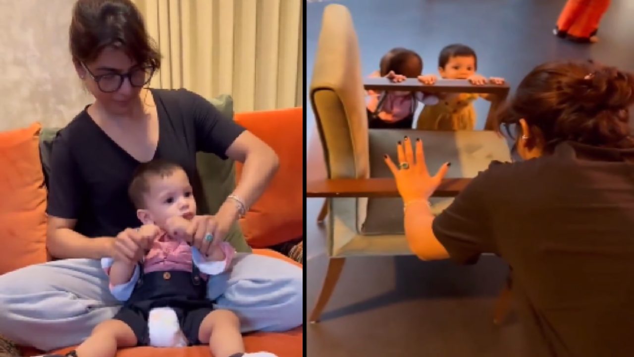 Samantha : చిన్నపిల్లలతో సమంత ఆటలు.. వీడియో వైరల్.. వాళ్ళు టాలీవుడ్‌లో ఎవరి పిల్లలో తెలుసా..?