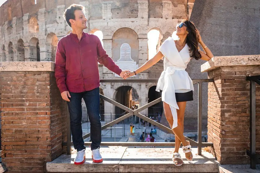 Shriya Saran Photos at Colosseum Rome gone viral