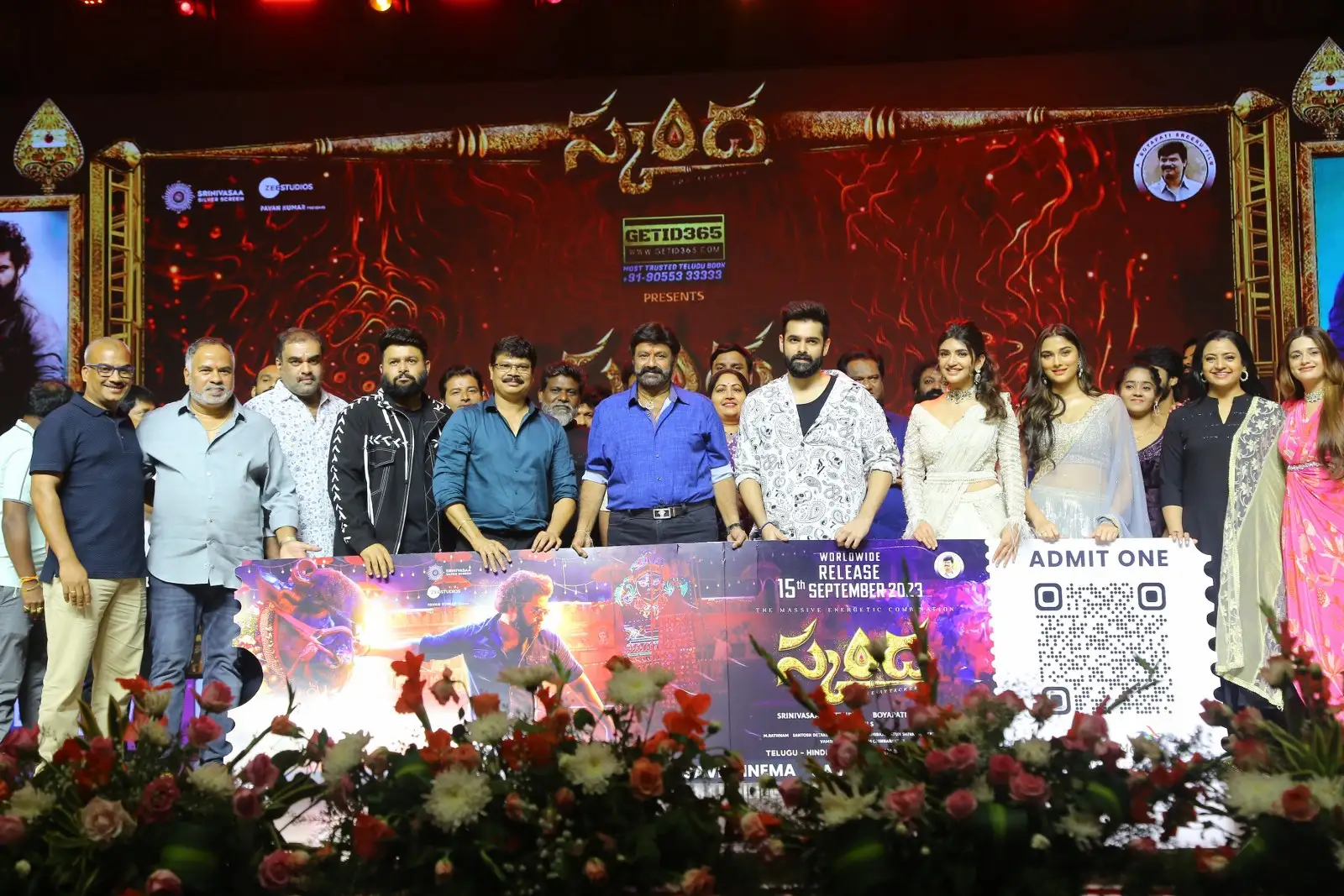 Skanda Movie Pre Release Event