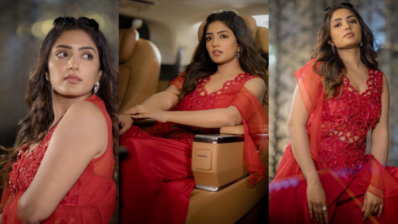 Eesha Rebba : రెడ్ డ్రెస్‌లో కుర్రాళ్ల‌ను క‌వ్విస్తున్న హీరోయిన ఈషా రెబ్బా