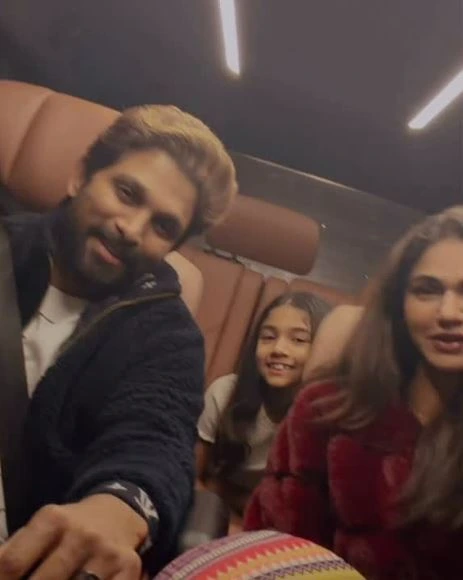Allu Arjun Enjoying Vacation in Japan with Family