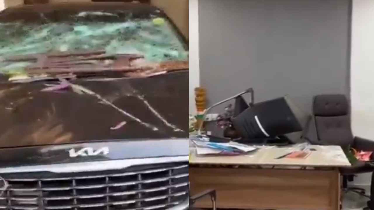 Ambati Rambabu: ఇంటిపై దాడి, వాహనాలు ధ్వంసం.. అంబటి రాంబాబు ఇంటి దగ్గర టెన్షన్ టెన్షన్