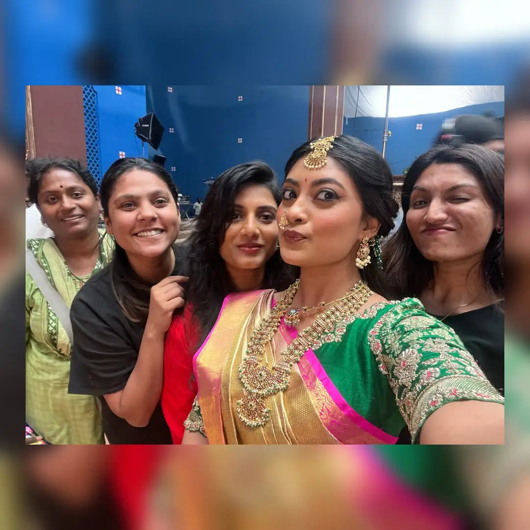 Ammu Abhirami Rajasaab Working Stills