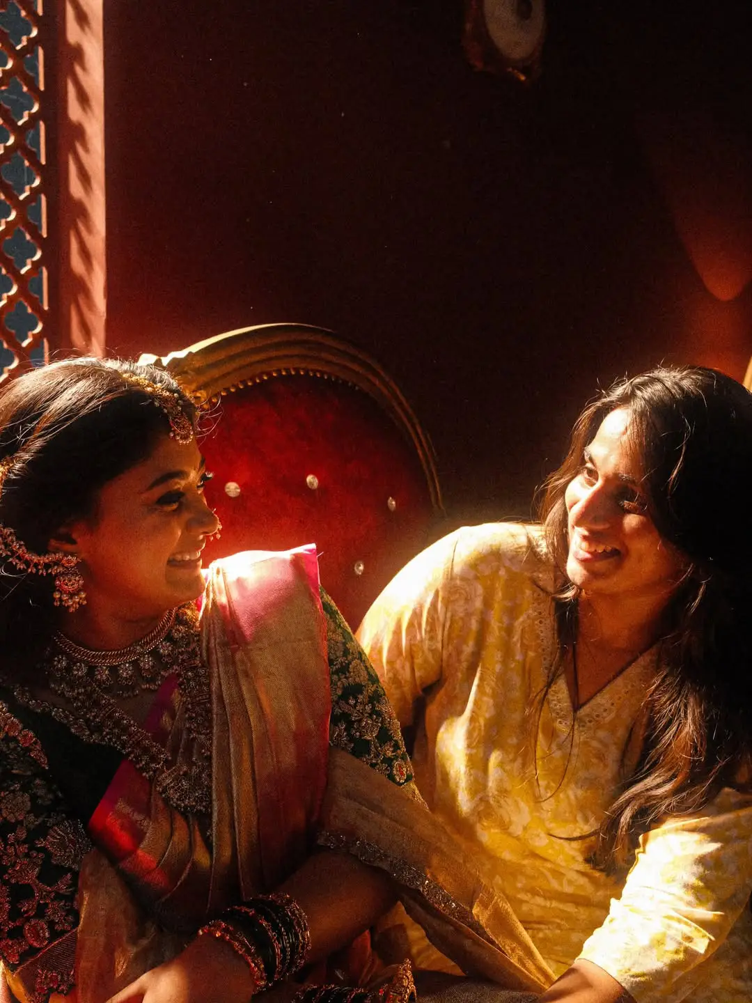 Ammu Abhirami Rajasaab Working Stills