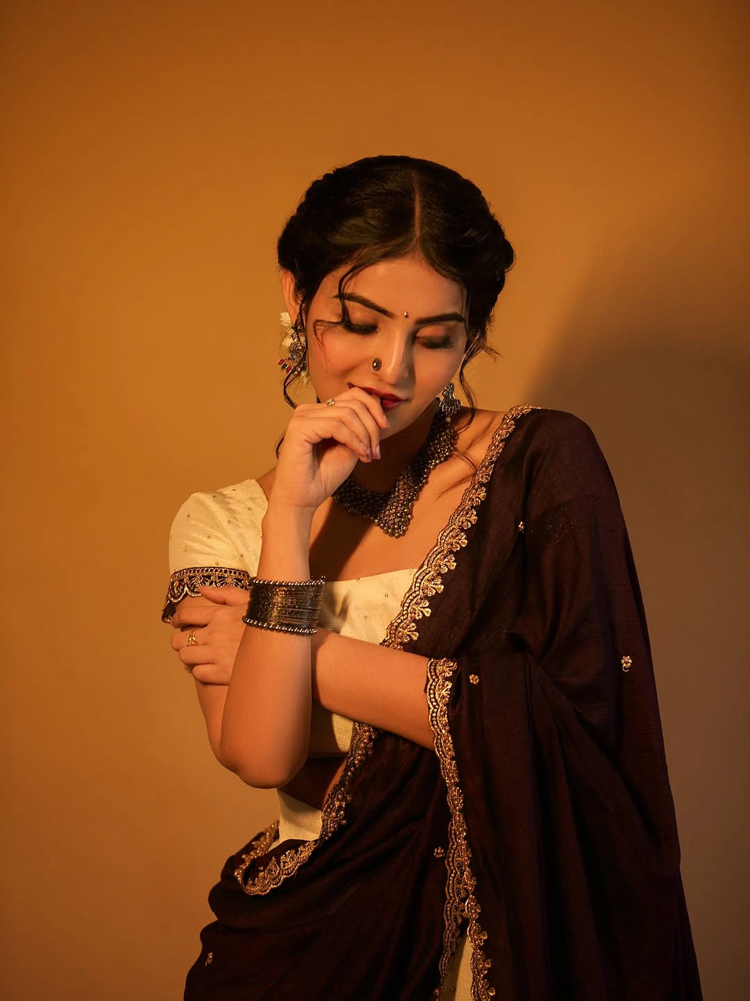 Ananya Nagalla Stunning Traditional Looks on Sankranthi
