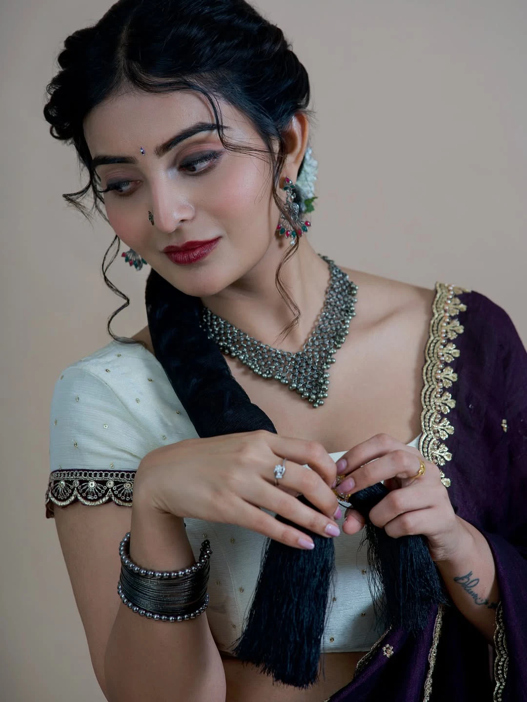 Ananya Nagalla Stunning Traditional Looks on Sankranthi