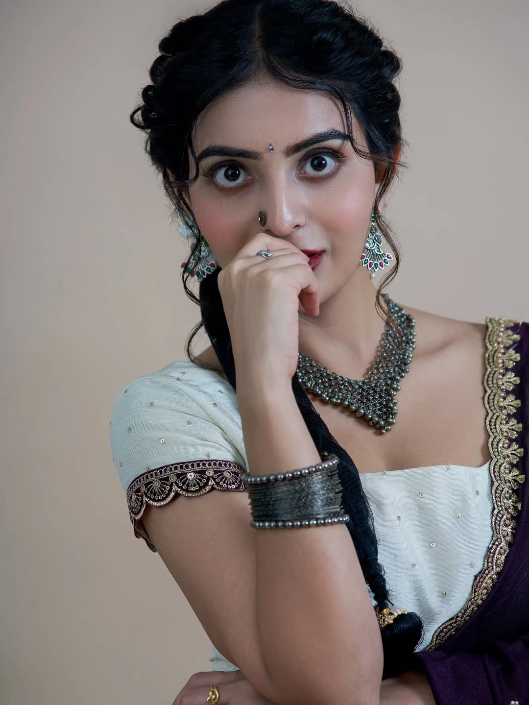 Ananya Nagalla Stunning Traditional Looks on Sankranthi