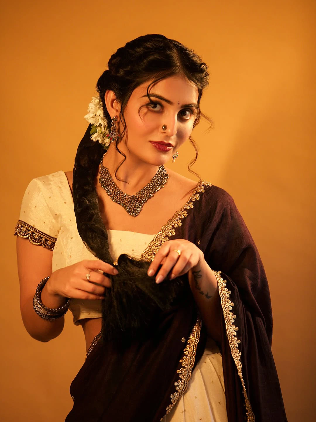 Ananya Nagalla Stunning Traditional Looks on Sankranthi