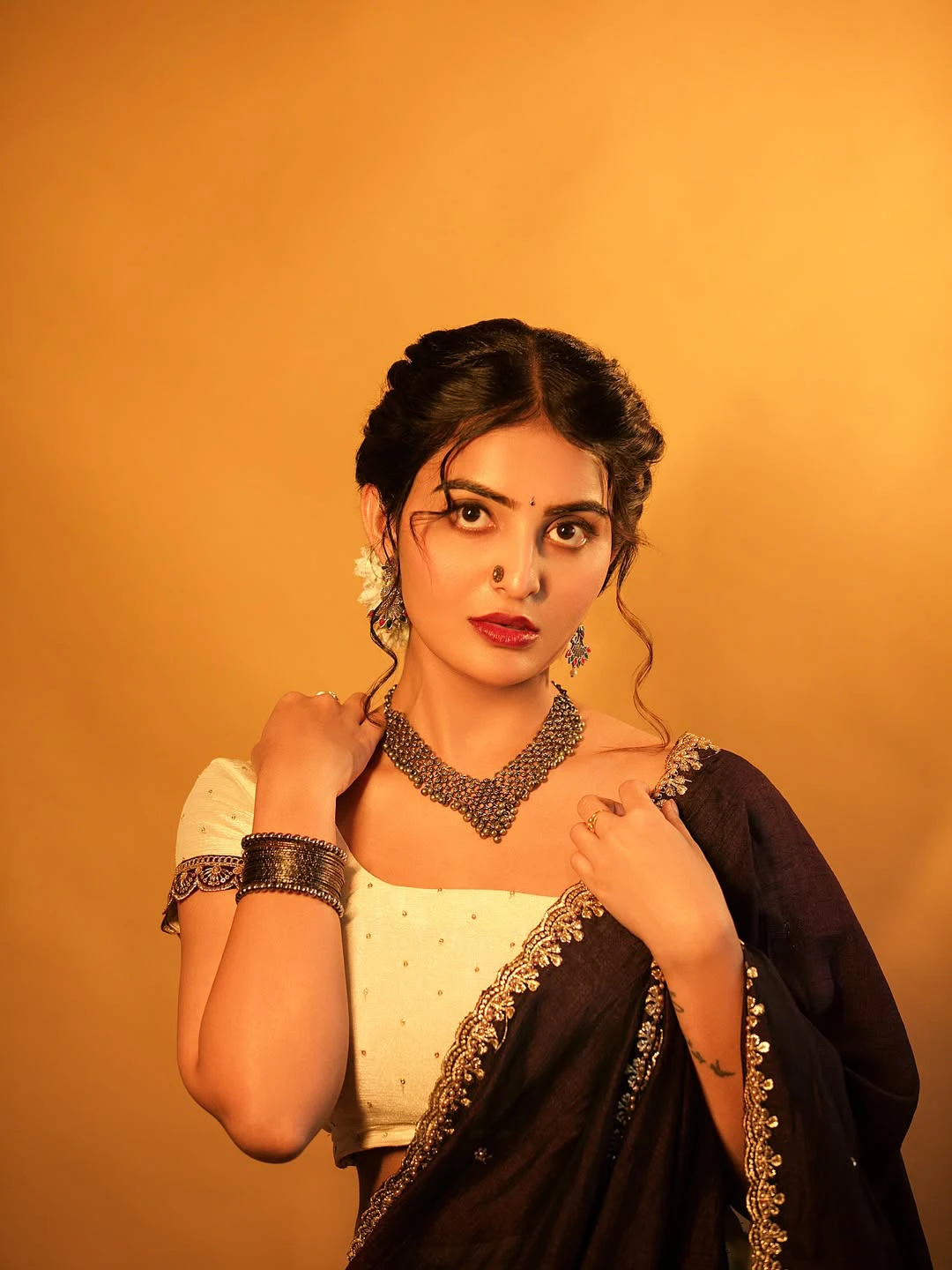 Ananya Nagalla Stunning Traditional Looks on Sankranthi