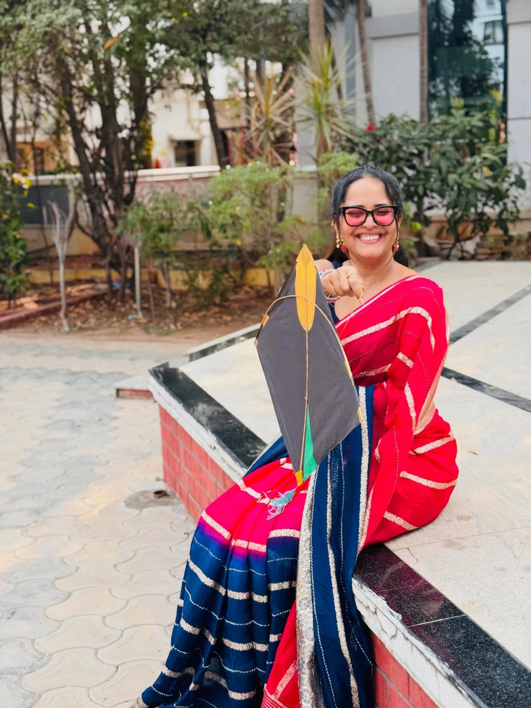 Anasuya Bharadwaj Sankranthi Special Photos