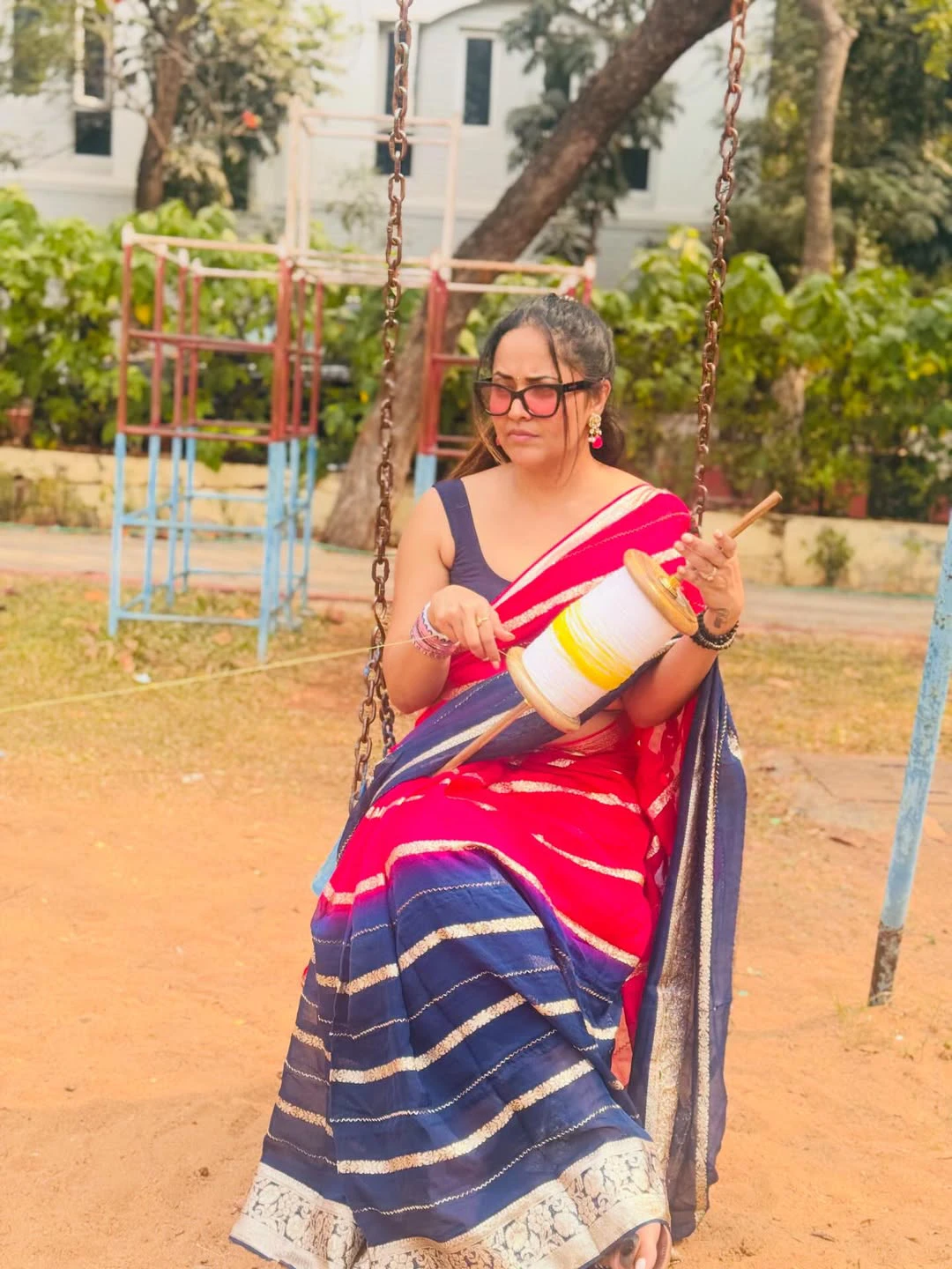 Anasuya Bharadwaj Sankranthi Special Photos