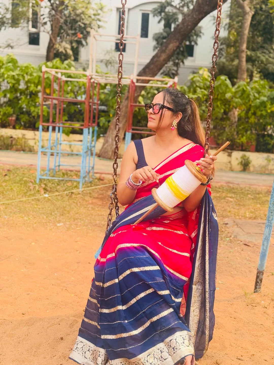 Anasuya Bharadwaj Sankranthi Special Photos