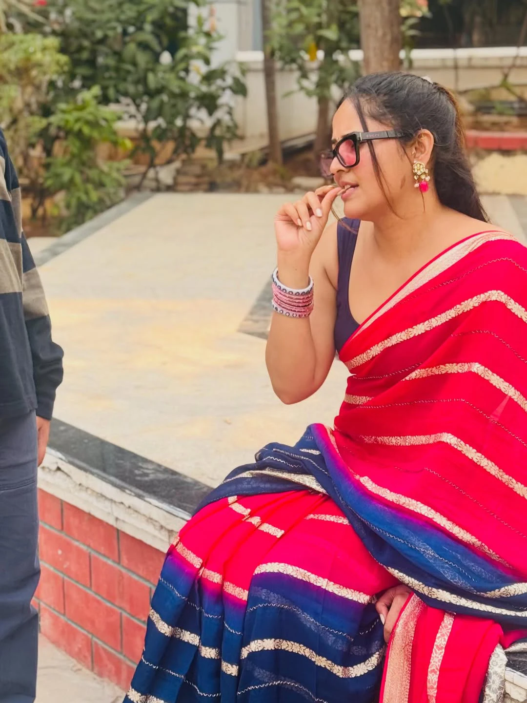 Anasuya Bharadwaj Sankranthi Special Photos