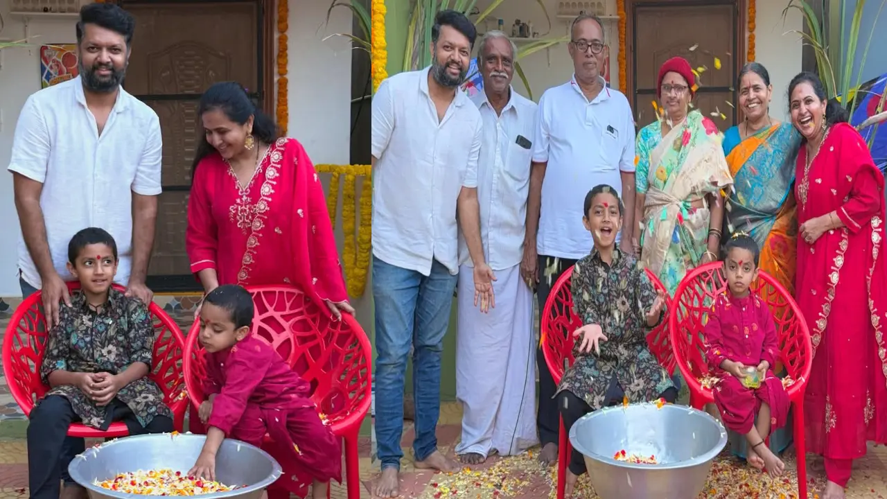 Anchor Lasya Sankranti festival special photos. (1)