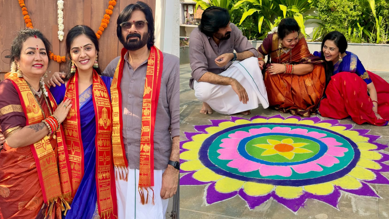 Sreemukhi: యాంకర్  శ్రీముఖి సంక్రాంతి సంబురాలు.. ఫ్యామిలీతో ఫుల్ ఎంజాయ్.. ఫొటోలు