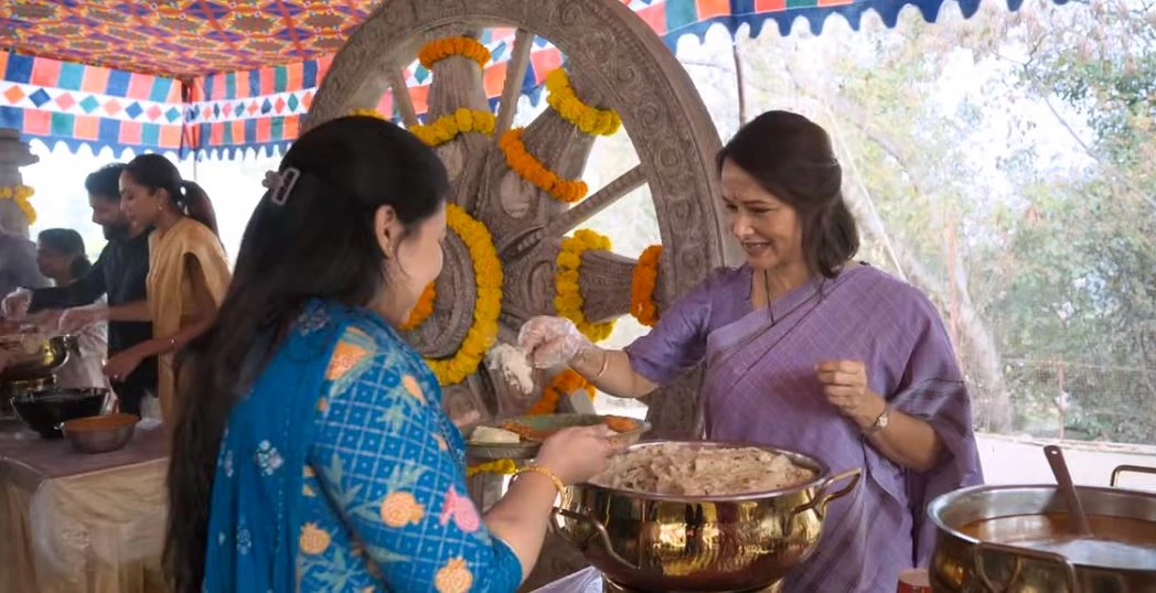 Naga Chaitanya Sobhita Dhulipala Sankranthi Celebrations with Annapurna Studio Employees