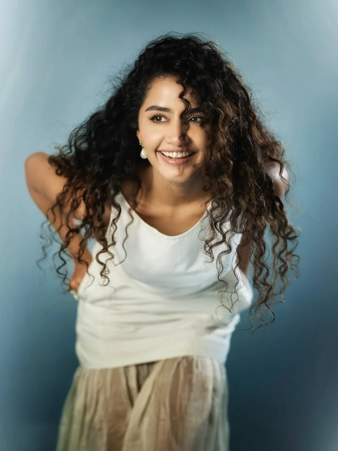 Anupama Parameswaran Stunning Looks with Curly Hair