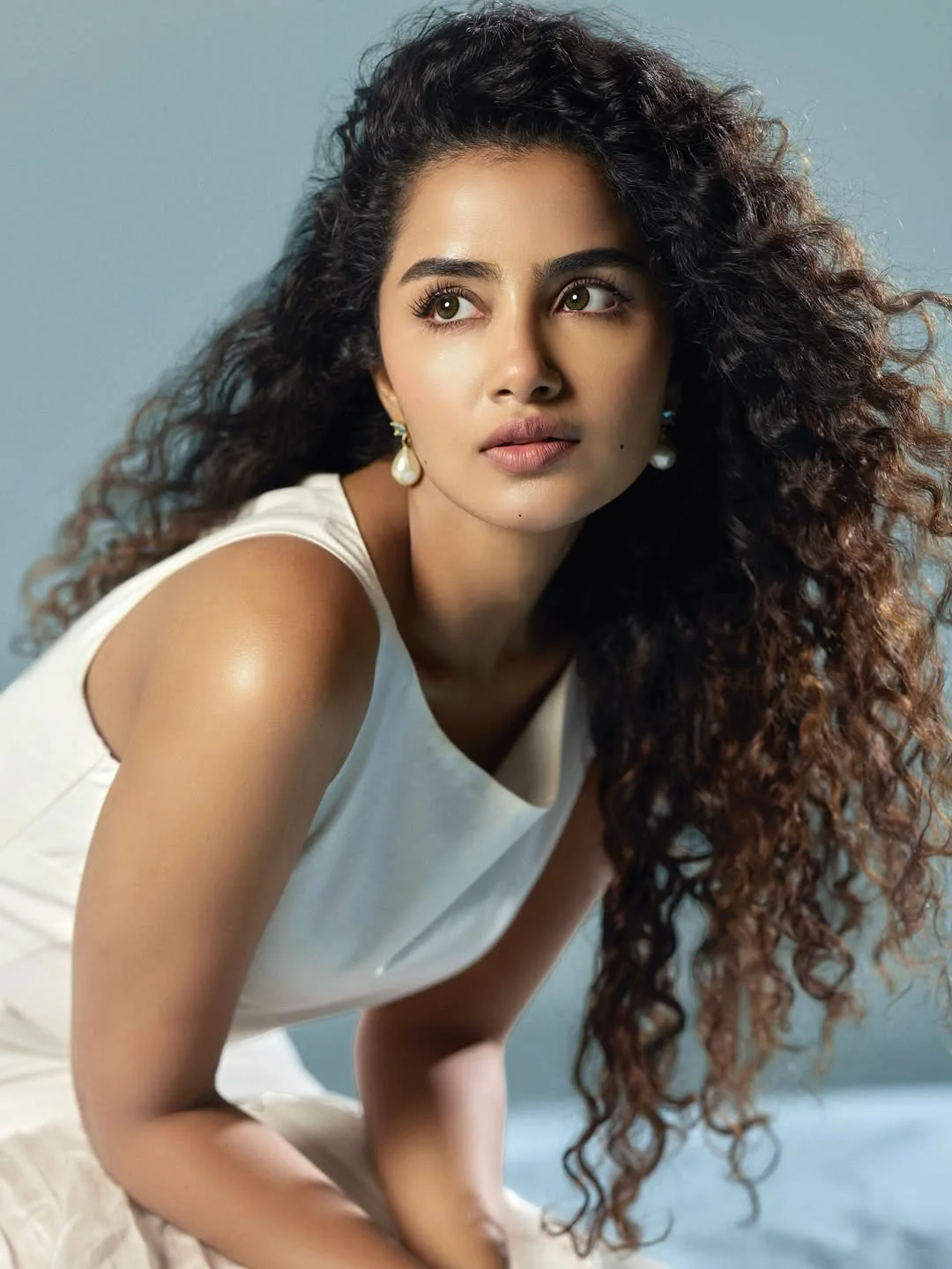 Anupama Parameswaran Stunning Looks with Curly Hair