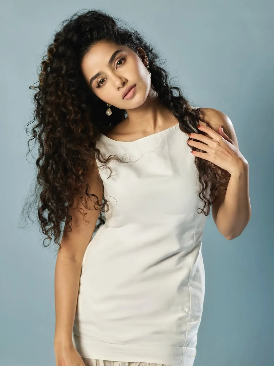 Anupama Parameswaran Stunning Looks with Curly Hair