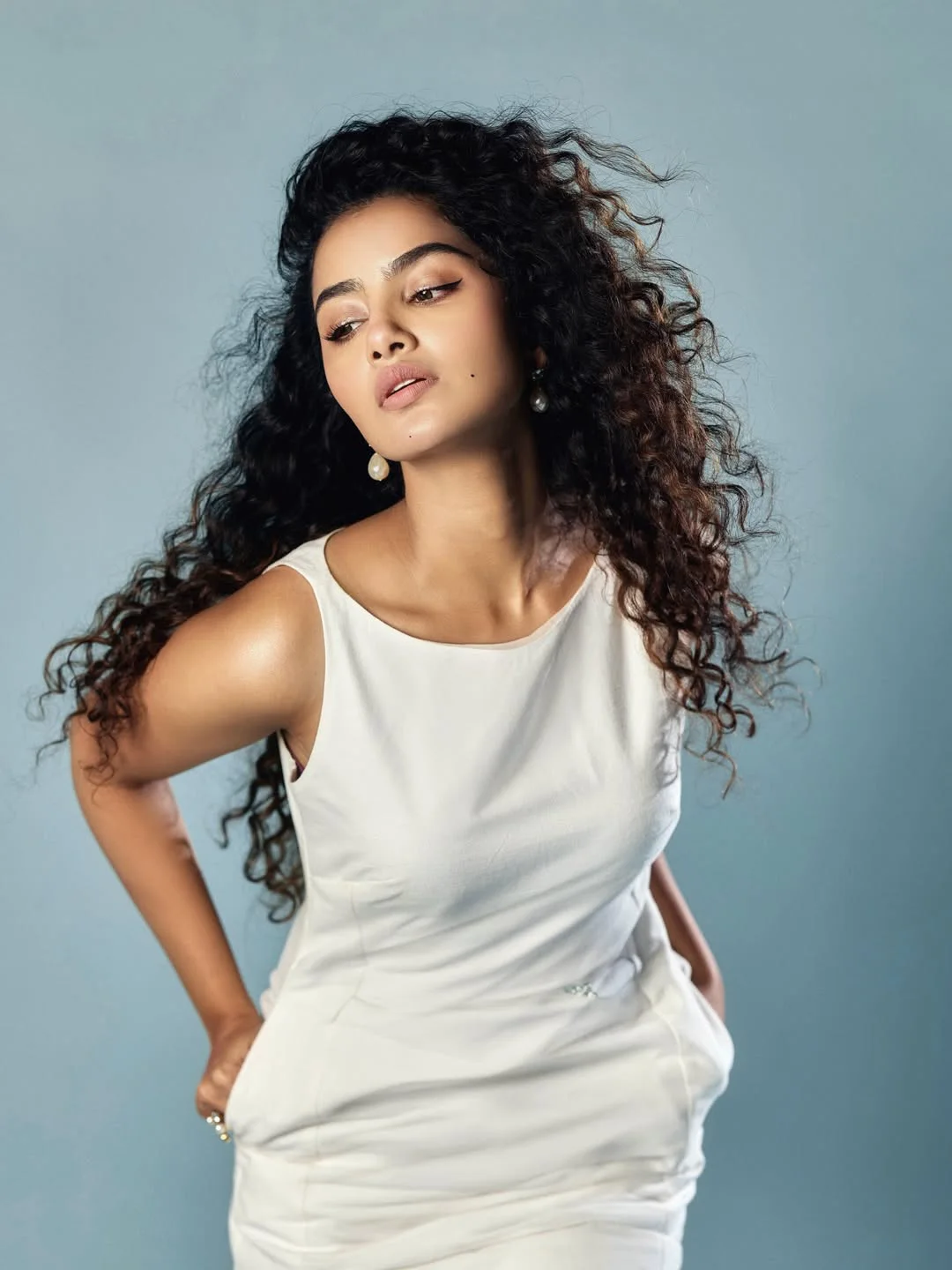 Anupama Parameswaran Stunning Looks with Curly Hair