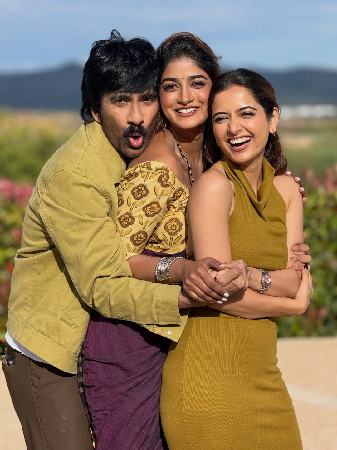 Ashika Ranganath Shares Bharatha Mahasayulaku Wignyapthi Working Stills