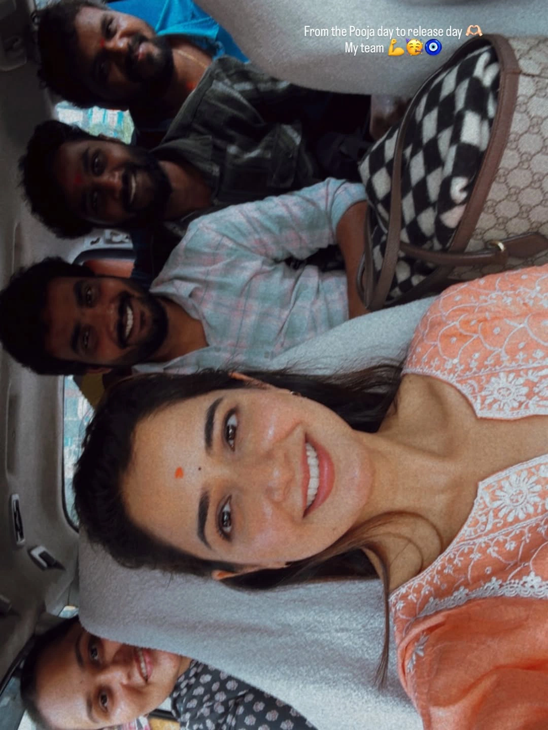 Ashika Ranganath Shares Bharatha Mahasayulaku Wignyapthi Working Stills