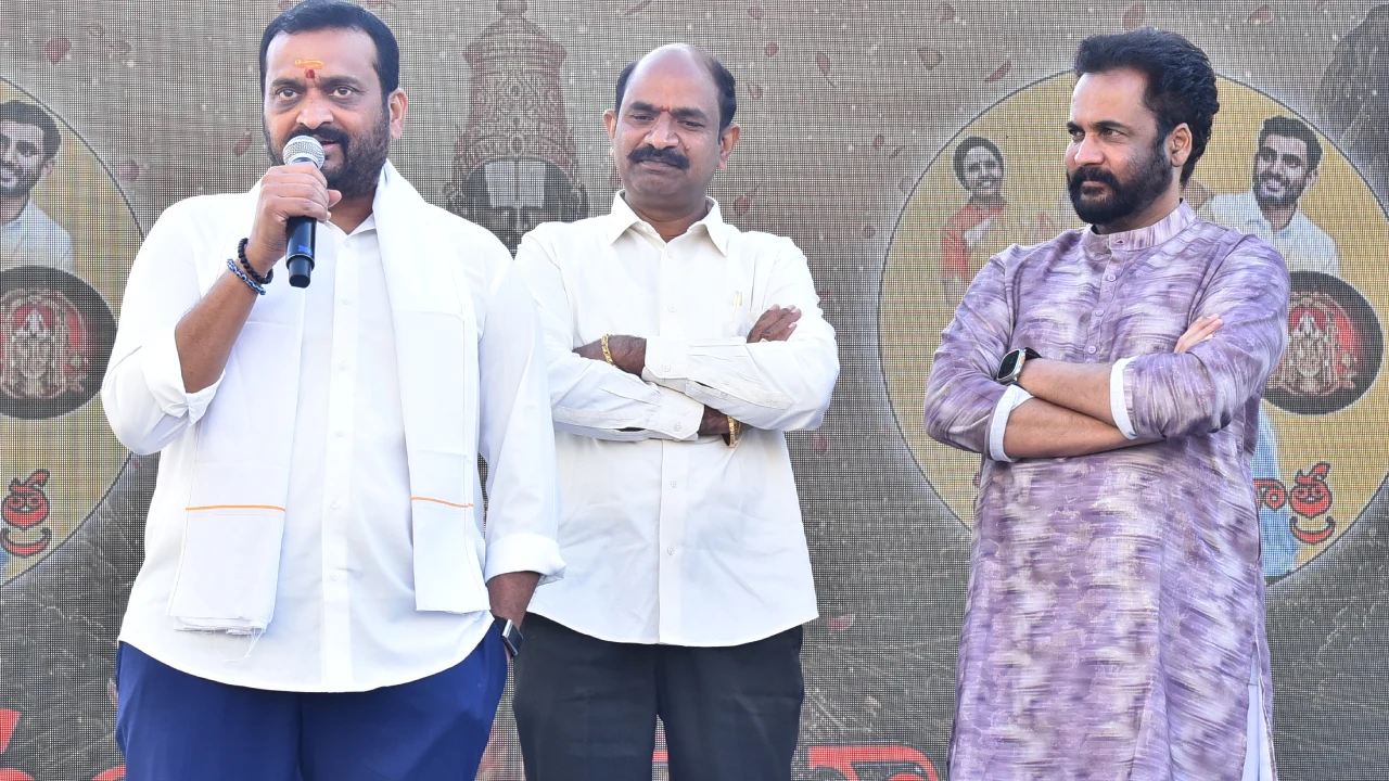 Bandla Ganesh Padhayatra for CM Chandrababu Naidu