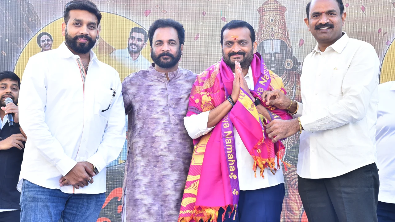 Bandla Ganesh Padhayatra for CM Chandrababu Naidu