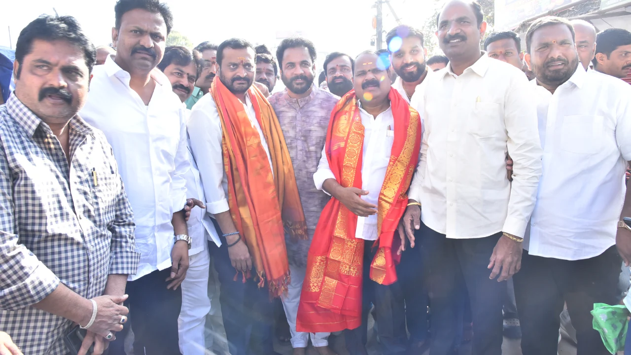 Bandla Ganesh Padhayatra for CM Chandrababu Naidu