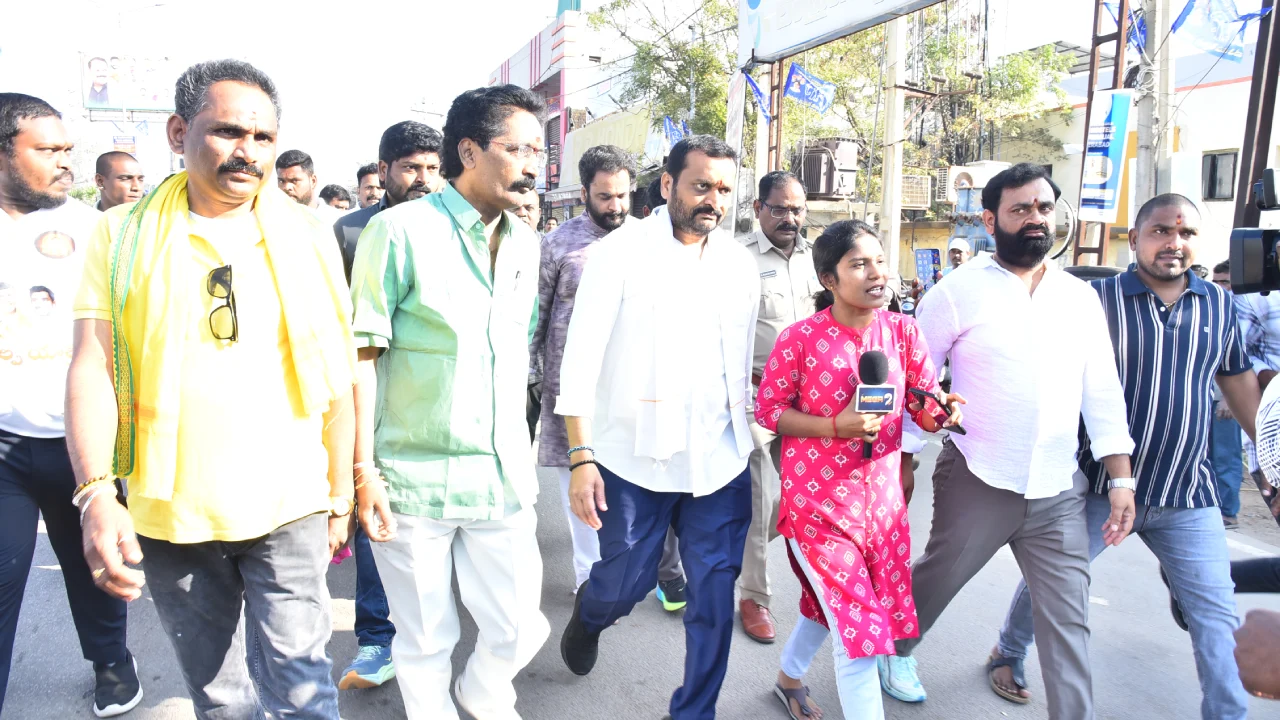 Bandla Ganesh Padhayatra for CM Chandrababu Naidu