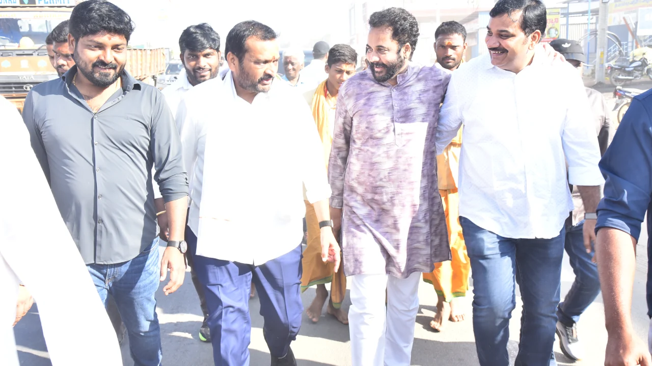 Bandla Ganesh Padhayatra for CM Chandrababu Naidu