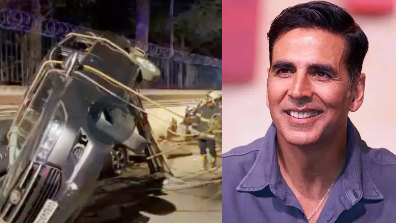 Akshay Kumar: బాలీవుడ్ హీరో అక్షయ్ కుమార్ ఎస్కార్ట్ కారుకి ప్రమాదం
