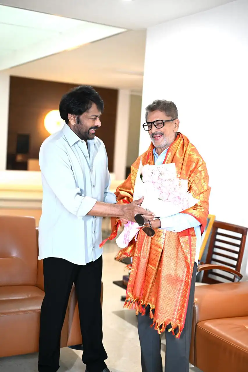 Chiranjeevi Congratulate Murali Mohan and Rajendra Prasad