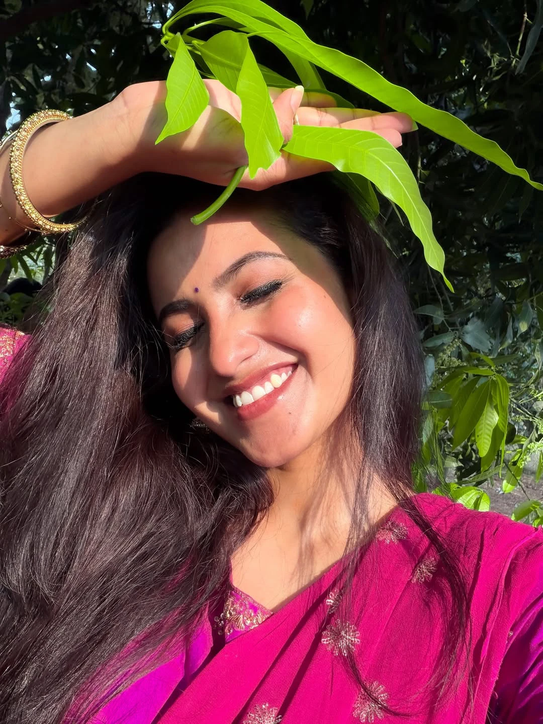 Deepika Pilli Stunning Looks in Half Saree on Sankranthi Festival