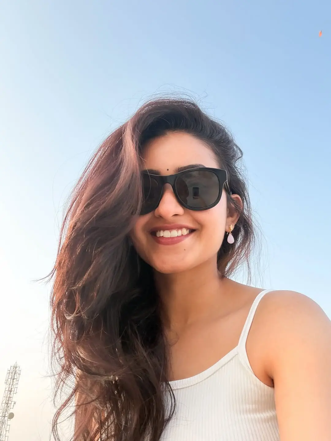 Deepika Pilli flying kite on the occasion of Sankranthi festival. (1)