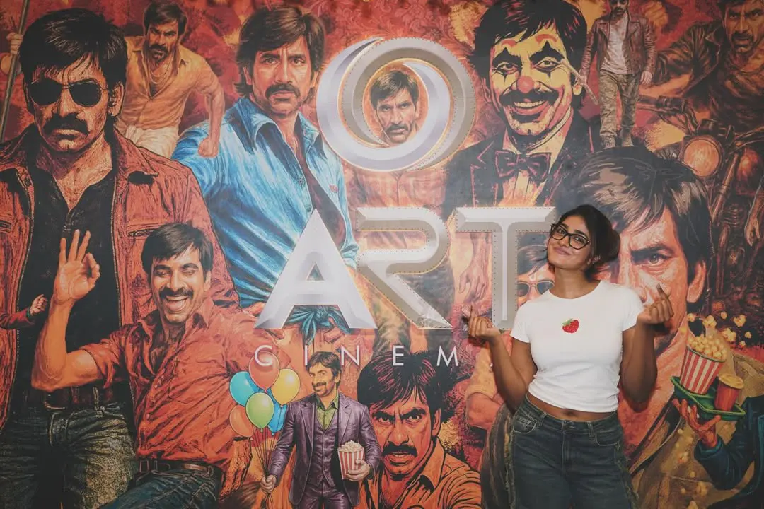 Dimple Hayathi Appearance in ART Cinemas