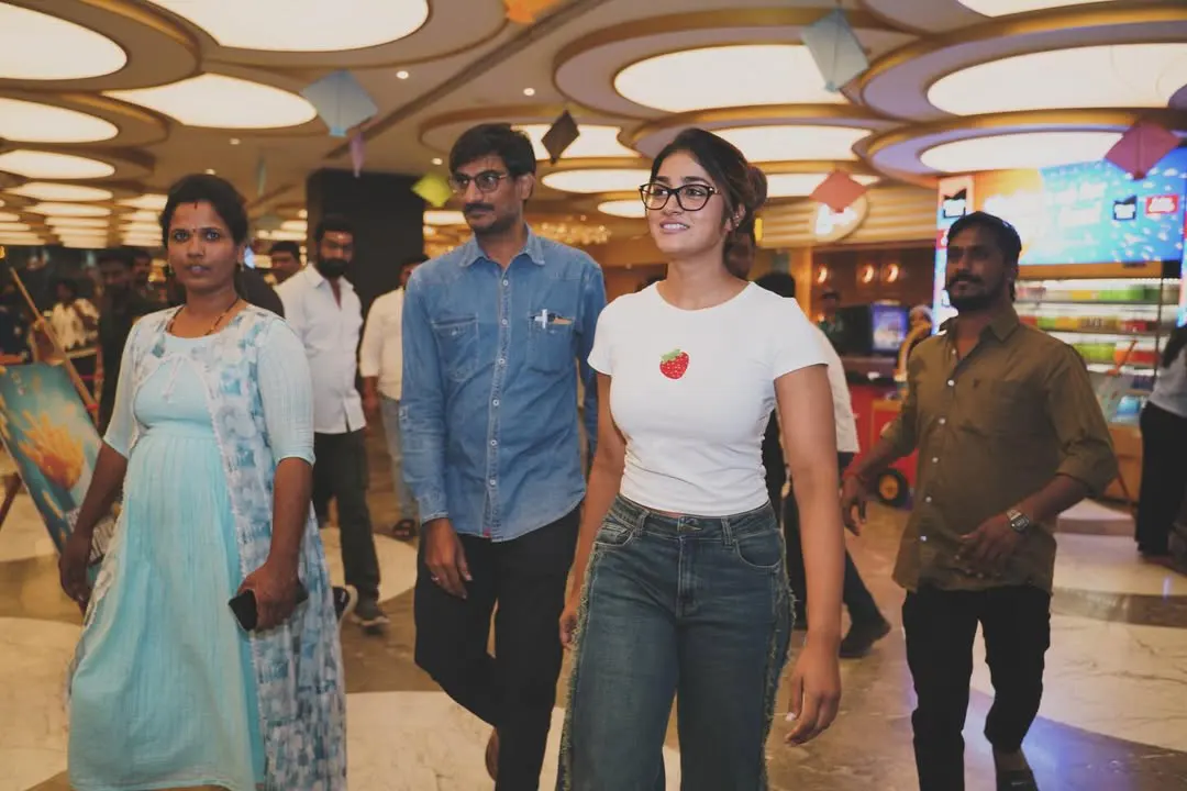 Dimple Hayathi Appearance in ART Cinemas