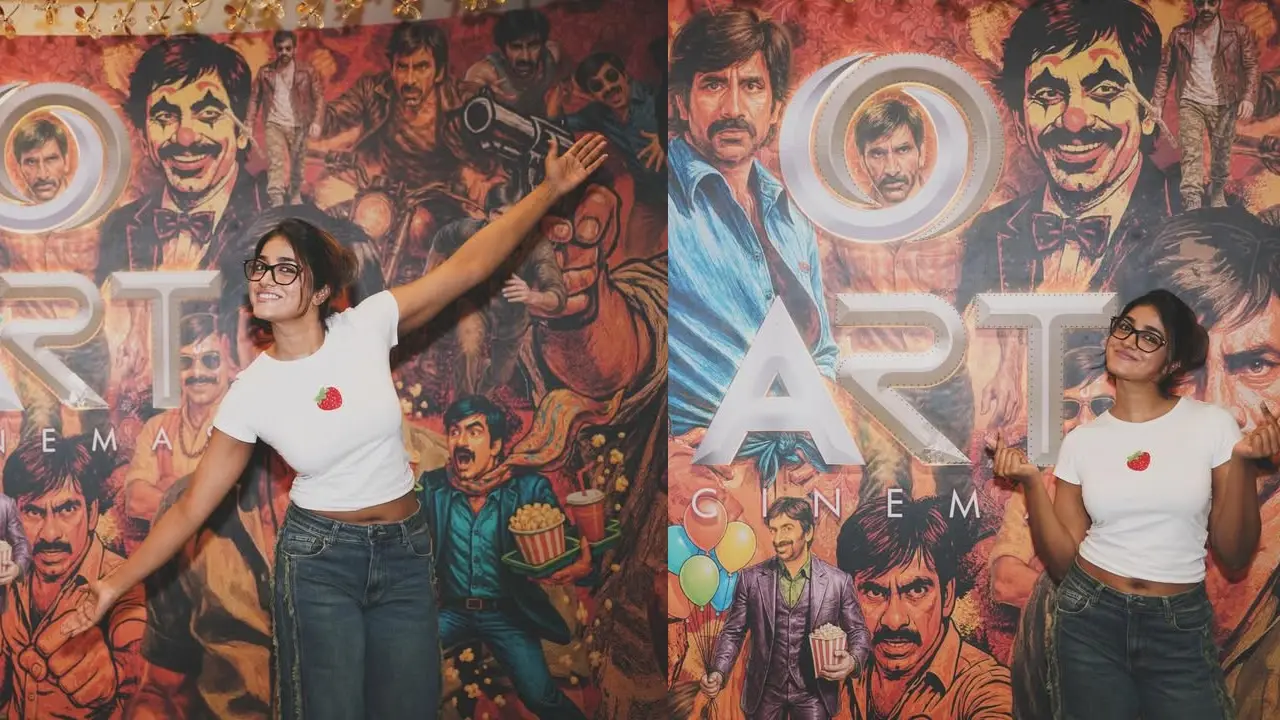 Dimple Hayathi Appearance in ART Cinemas