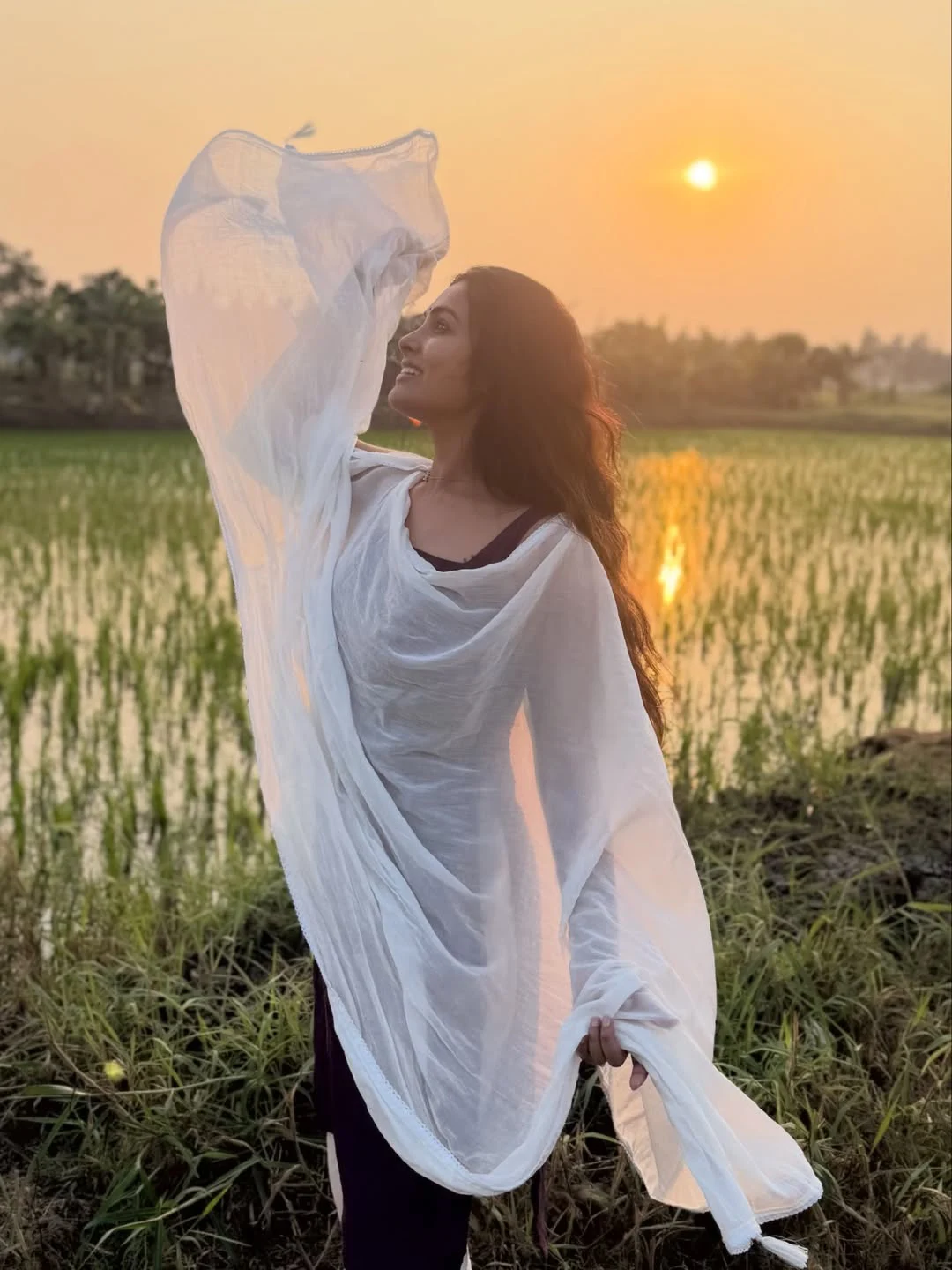 Divi Enjoying Sankranthi in Bhimavaram