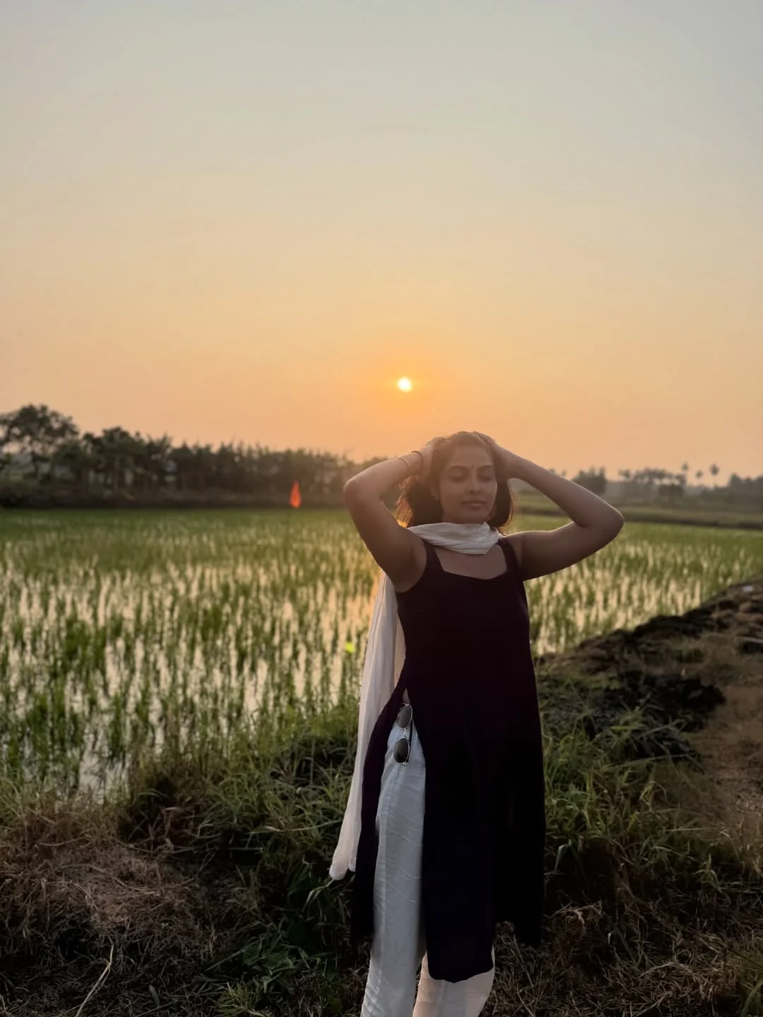 Divi Enjoying Sankranthi in Bhimavaram