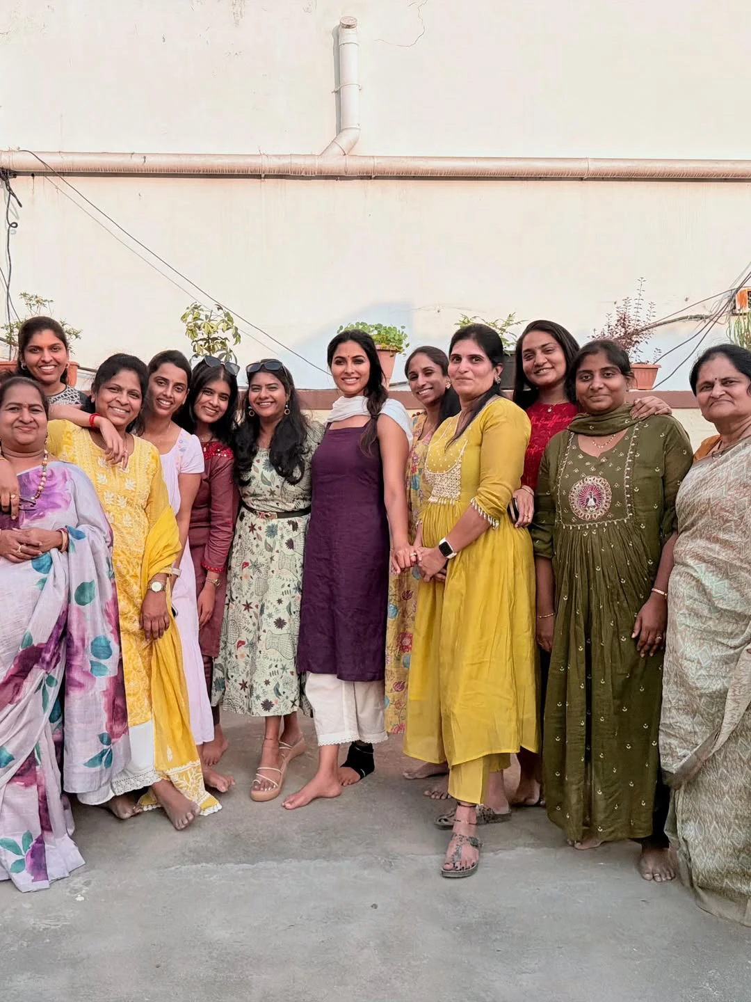 Divi Enjoying Sankranthi in Bhimavaram