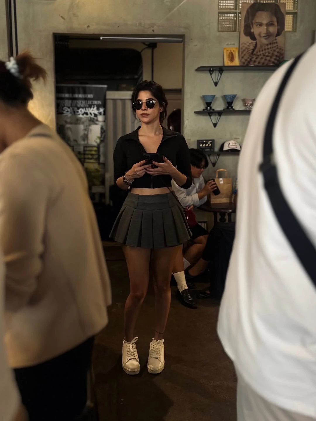 Divyabharathi Stunning Poses in Short Skirt