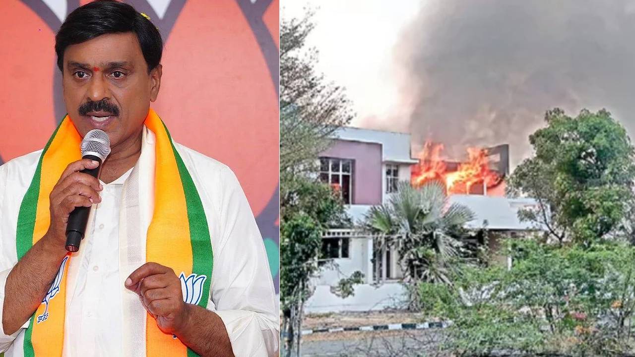 Gali Janardhan Reddy : బళ్లారిలో టెన్షన్ టెన్షన్.. గాలి జనార్దన్ రెడ్డి ఇల్లు తగలబెట్టిన దుండగులు