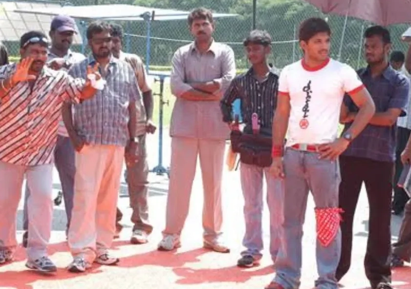 Allu Arjun Genelia Happy Movie Working Stills