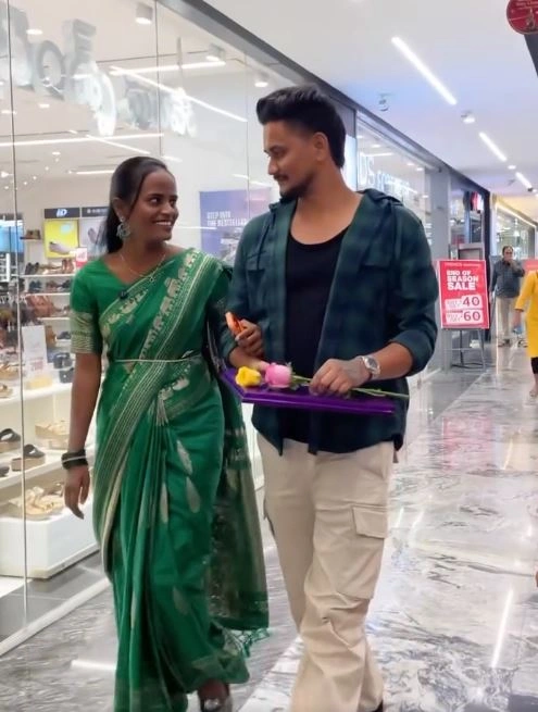 Jabardasth Faima Celebrate her Boyfriend Praveen Birthday