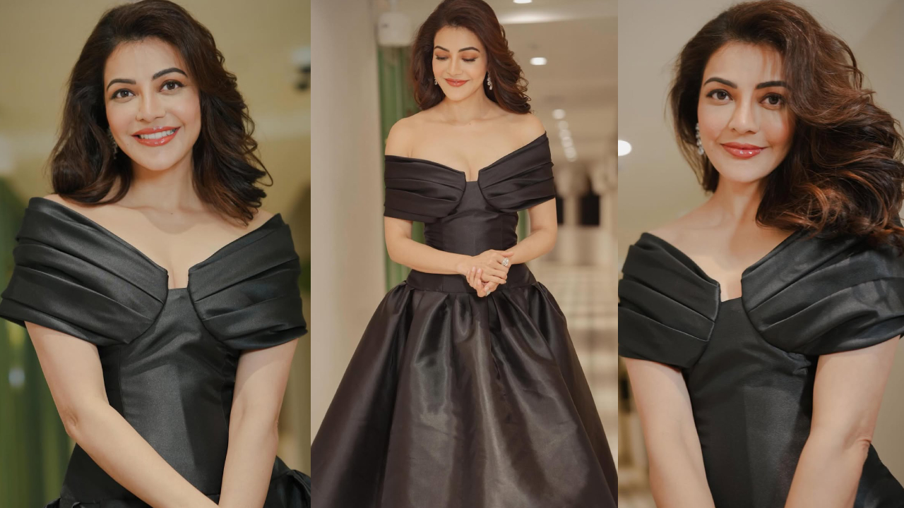 Kajal Agarwal: బ్లాక్ డ్రెస్సులో కాజల్ స్టన్నింగ్ లుక్స్.. ఫొటోలు