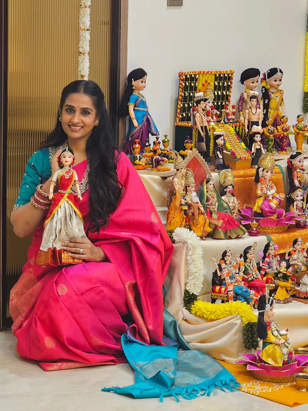 Actress Laya Gorty Sankranthi Bommala Koluvu